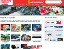 Tablet Screenshot of ginsbury.co.uk